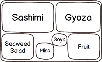 Bento box variation #2